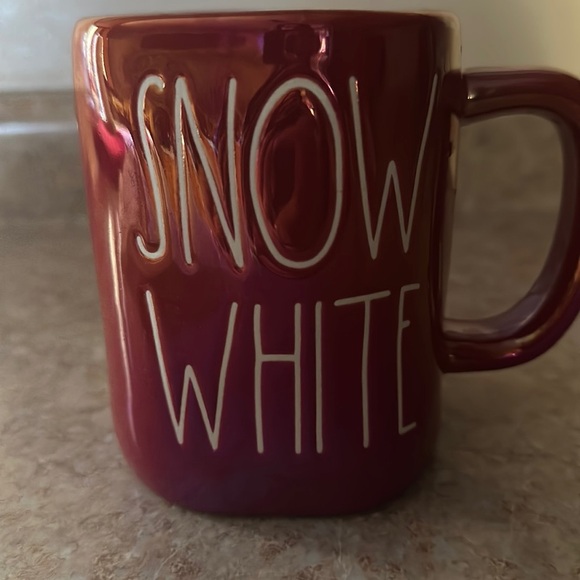 Rae Dunn Other - Disney Princess x Rae Dunn "Snow White" Red Iridescent Ceramic Coffee Cup